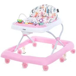 Ходунки дитячі El Camino FUN ME 1184 Pink, світлові та звукові ефекти