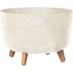 Горщик для квітів Prosperplast Gracia Beton Effect 9.8 л крем (72478-700)