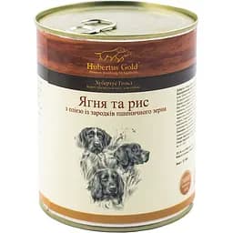 Влажный корм для собак Hubertus Gold Ягненок и рис 800 г