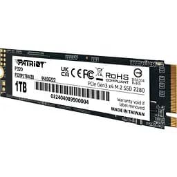 SSD накопичувач PATRIOT P320 1 TB (P320P1TBM28) - мініатюра 3