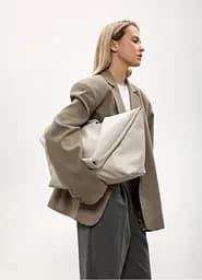 Сумка жіноча Sambag HOBO L сірий 34 х 37 х 16 см (53300030) - мініатюра 7