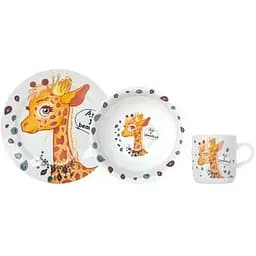 Набор детской посуды Limited Edition Pretty Giraffe 3 предмета YF6025