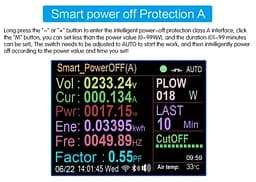 Wi-Fi ватметр Atorch S1 вольтметр цифровий амперметр розумна розетка - мініатюра 5
