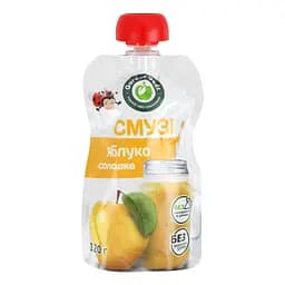 Пюре фруктове Garden Gadz Смузі яблуко солодке 120 г