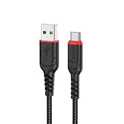 Кабель Hoco X59 Pisces Cable USB to Type-C 2,4A 1m Black