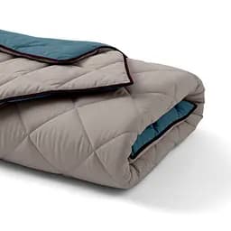 Покривало стьобане двостороннє Cosas Ocean Sand CS3 110х140 см (Blanket_68Sky_84Quartz_kt_77CherryDark_110х140) - мініатюра 6