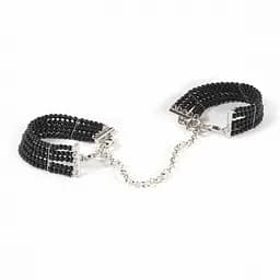 Браслеты-наручники Plasir Nacre чорні перли Bijoux Indiscrets