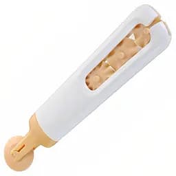 Ролик ніж для тіста зі змінними дисками коліщатками 15.5 см, A-plus Білий 85066