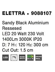 Підвіс Nova Luce Elettra 9088107 - мініатюра 9