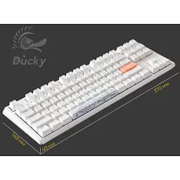 Клавіатура Ducky One 3 TKL Cherry MX Red RGB White UA [DKON2187ST-RUAPXPWWWSC1] [126063] - мініатюра 4