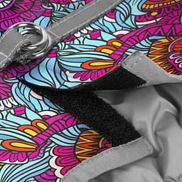 Шлея для собак м'яка Waudog Clothes з QR паспортом малюнок Літо XS1 В 24-27 см С 18-20 см - мініатюра 5
