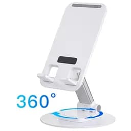 Підставка для планшетів Wiwu ZM109 Desktoop Rotation Stand поворотна біла - мініатюра 5