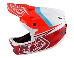 Велошолом Troy Lee Designs D3 Fiberlite Slant L Red (1106-198744014) - мініатюра 2