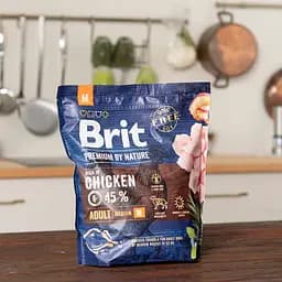 Сухий корм для собак середніх порід Brit Premium Dog Adult М з куркою 1 кг - мініатюра 5