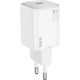 Сетевое зарядное устройство Hoco N40 Mighty 20W USB-C White (616973) [142351]