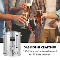 Пивоварня Klarstein Brauheld Pro 70 л (10035516) - мініатюра 4