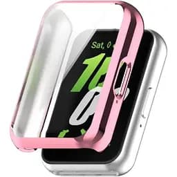 Чехол-накладка DK для Samsung Galaxy Fit3 (R390) Silicone Face Case (pink rose)