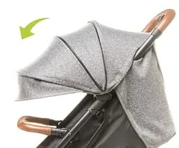 Прогулянкова коляска 4Baby Twizzy XXII Dark Grey - мініатюра 2