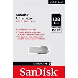 USB флеш накопичувач SanDisk 128GB Ultra Luxe USB 3.1 (SDCZ74-128G-G46) - мініатюра 5