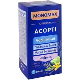 Чай чорний Monomax Асорті 3 види 42 г (21х2 г) (947956)