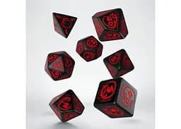 Набір кубиків Dragons Onyx Dice Set , 7 шт. (SDRA05) - мініатюра 2