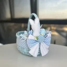 Пасхальная корзина 15х15х18см hand-made 1 MIS LT