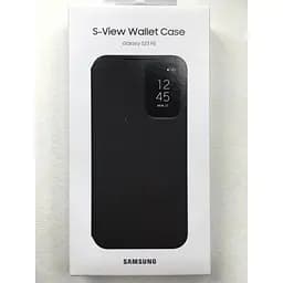 Оригінальний чохол-книжка Samsung для Galaxy S23 FE Clear View Smart Wallet Case Black (EF-ZS711CBEGRU) - мініатюра 2