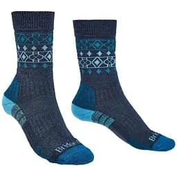 Шкарпетки Bridgedale Hike LW Endurance Boot Wmn Pattern Denim S (1053-710095.119.S)