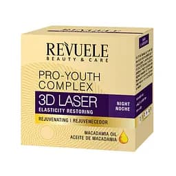 Ночной крем для лица 3D Лазер Revuele 50 мл