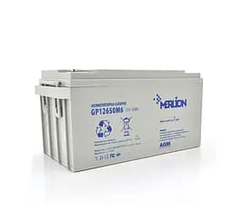 Аккумуляторная батарея AGM MERLION GP-12650M6 12V 65Ah - мініатюра 1