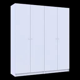 Комплект Doros Промо з полицями Білий 2+2 ДСП 180х48х204 (44900288) - мініатюра 2