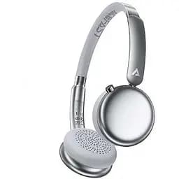 Наушники беспроводные Acefast накладные H8 active noise cancelling wireless headset Серебристый