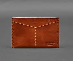Кожаная обложка-органайзер для документов 6.2 светло-коричневый краст