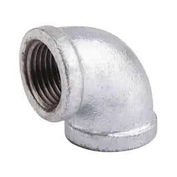 Коліно чавунне оцинковане різьбове рівнопрохідне 1 1/2"х1 1/2" ВВ DN40 30412