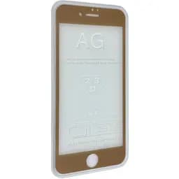 Защитное стекло DK Full Glue Matt для Apple iPhone 7/8/SE gold