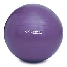 М'яч для фітнесу (фітбол) Cornix 75 см Anti-Burst XR-0027 Violet - мініатюра 2