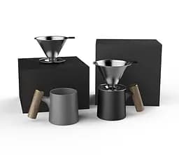 Чашка DHPO Wooden Mug CM450-03A 450 мл - мініатюра 4