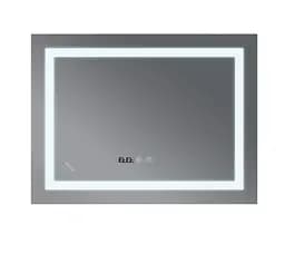 Дзеркало Mixxus Warm MR02-100x60 (годинник, LED-підсвічування, антизапотівання) (MI6003) - мініатюра 2