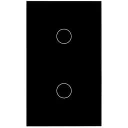 2-х канальний настінний вимикач Havit HV9210-2 Wifi чорний