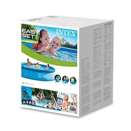 Сімейний басейн Intex 28143, 396×84 см, 7290 л, комплект для ремонту, у коробці (6941057400150)