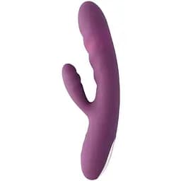 Вібратор-кролик Svakom Avery Lilac з стволом, що рухається.