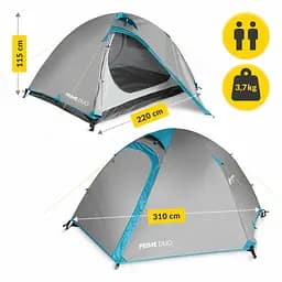 Намет туристичний Mountain Goat Prime Duo 2-місний Grey (P-5905973406550) - мініатюра 9