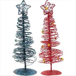 Новогодняя декорация Devilon Елка 20 см 1 шт. в ассортименте (000593-1)