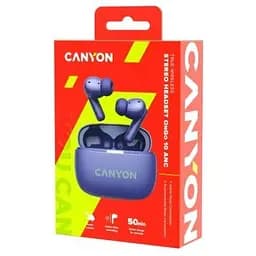 Навушники Canyon TWS-10 OnGo ANC ENC Purple (CNS-TWS10PL) - мініатюра 8