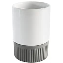 Підставка для зубних щіток МВМ My Home Stockholm 300 мл (BA-46 WHITE/GRAY)
