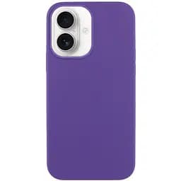 Чохол Epik Silicone Case Full Protective AA NO LOGO для Apple iPhone 16, 6.1 Фіолетовий/Amethyst