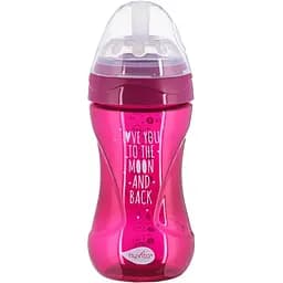 Дитяча пляшечка Nuvita 6031 Mimic Cool антиколікова 3+ 250 мл пурпурна NV6032PURPLE