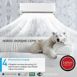 Внутрішній блок кондиціонера Panasonic Nordic Deluxe CS-HZ35XKE - мініатюра 6