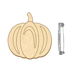 Заготовка броши для окрашивания "Тыква" FDZB-101