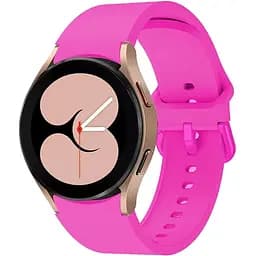 Ремінець силіконовий BeWatch H2 для Samsung Galaxy Watch 4/5/6 Неоново-рожевий (0139328)